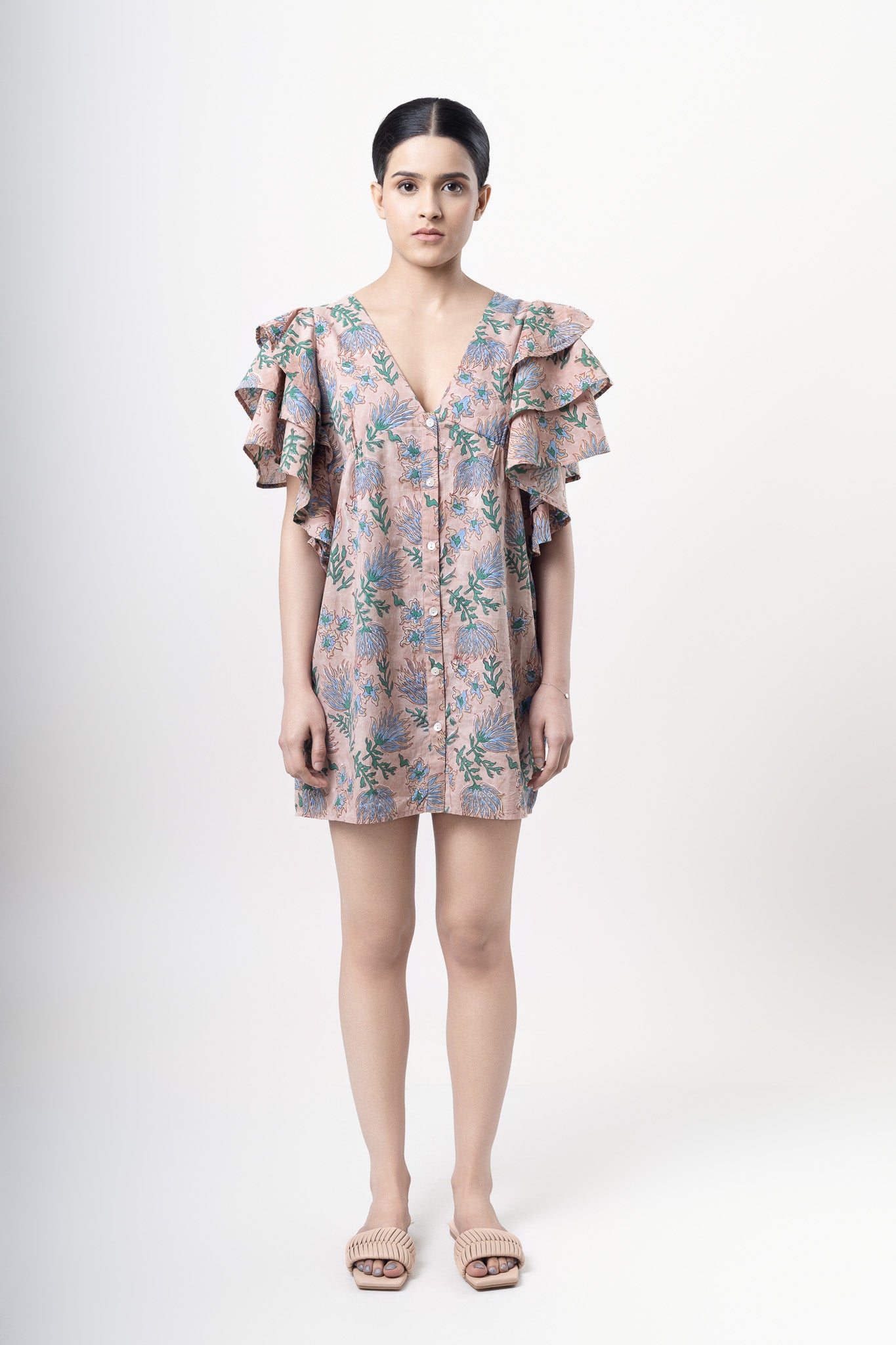 Sugarbush Button Mini Dress