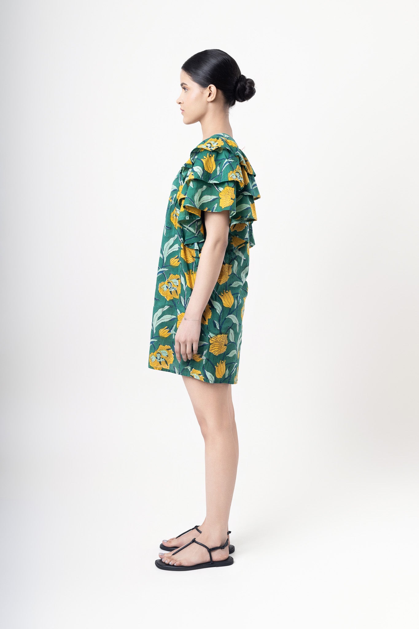 Poppy Button Mini Dress