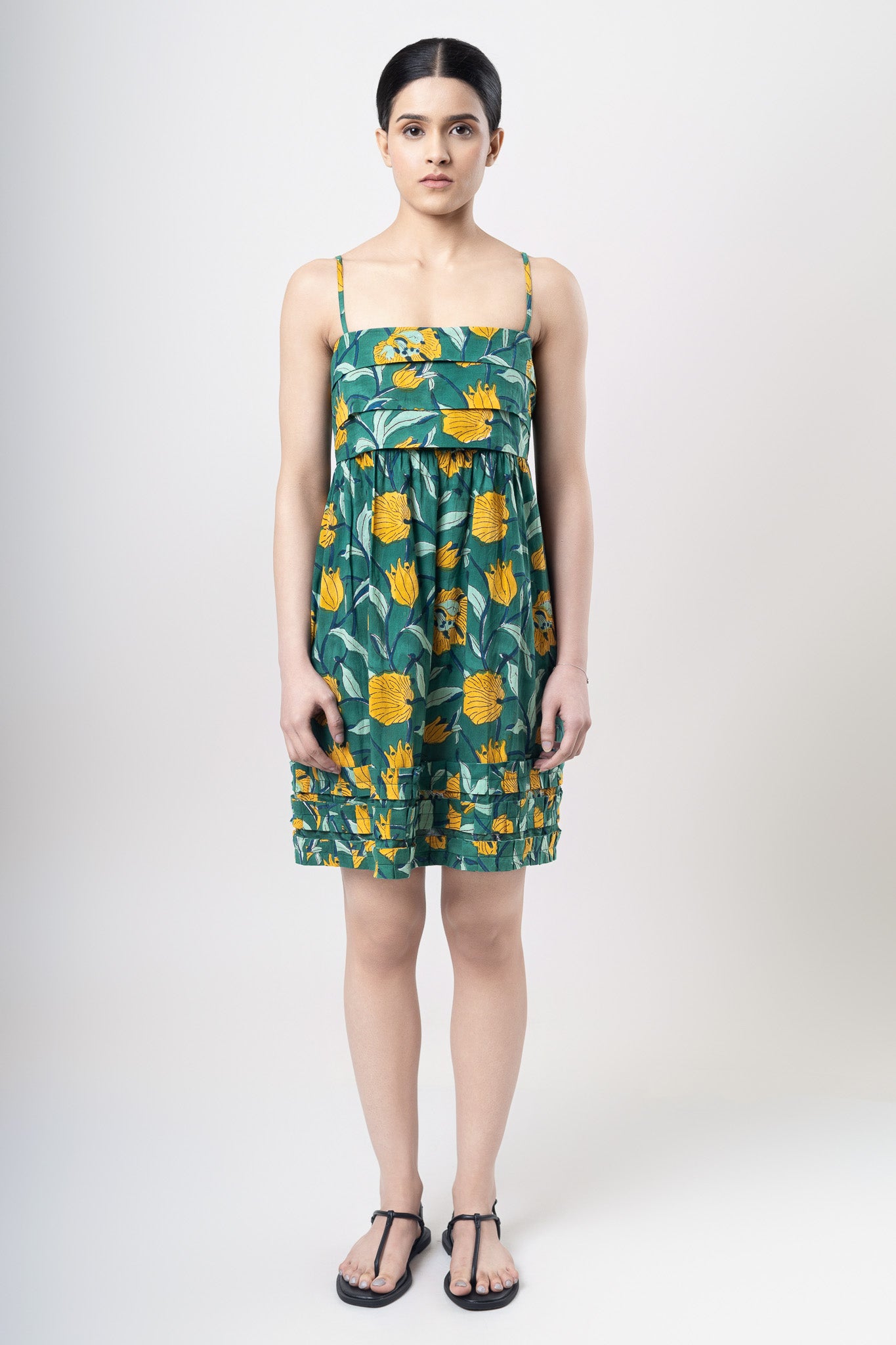 Poppies Bow Back Mini Dress