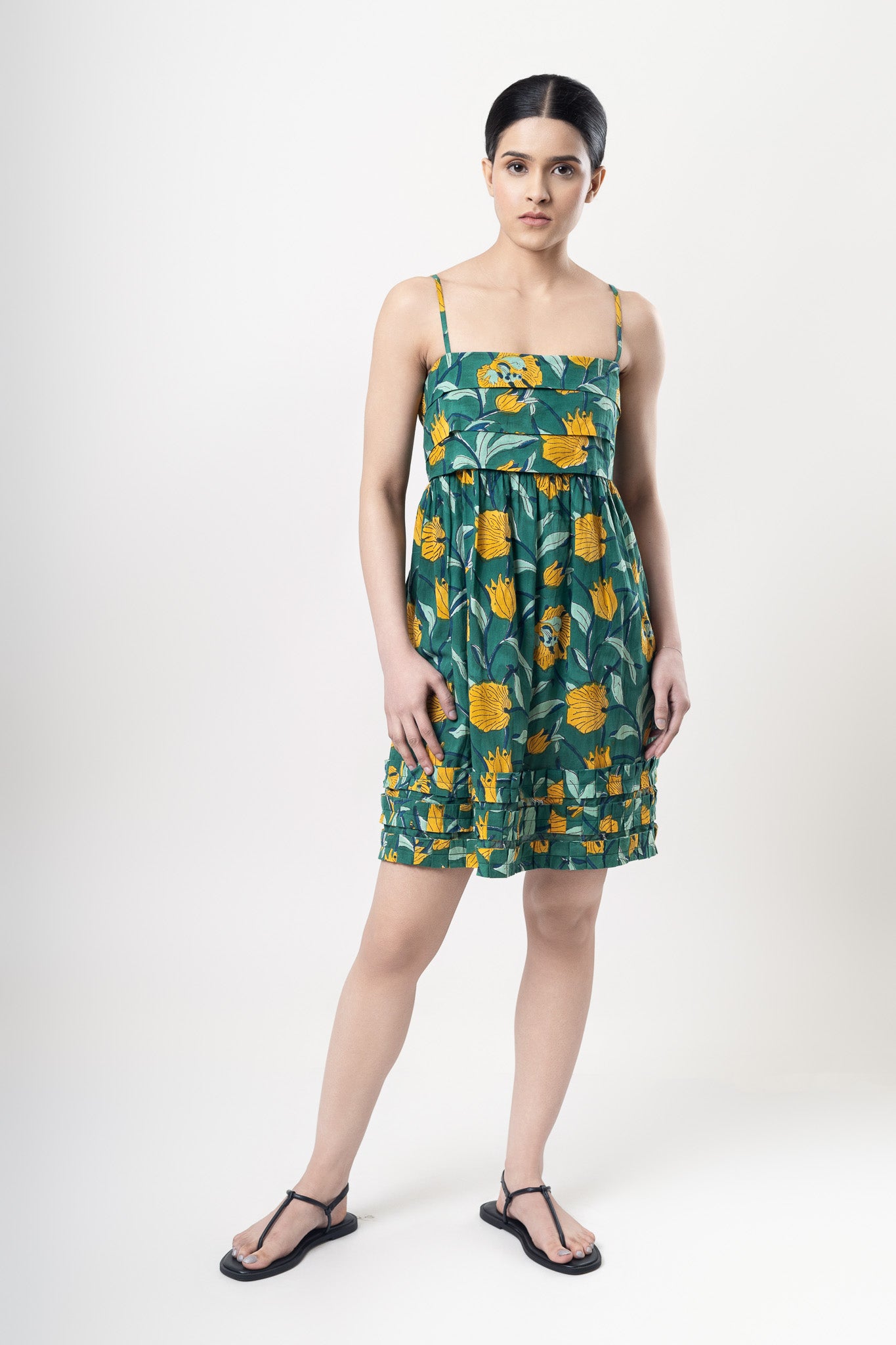 Poppies Bow Back Mini Dress