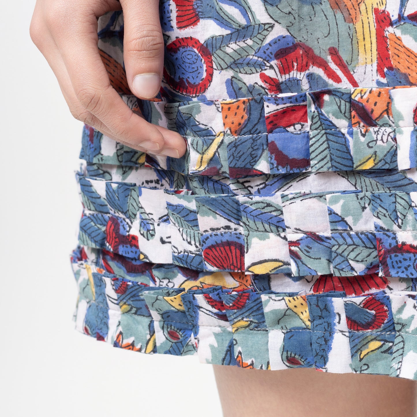 Macaw Bow Back Mini Dress