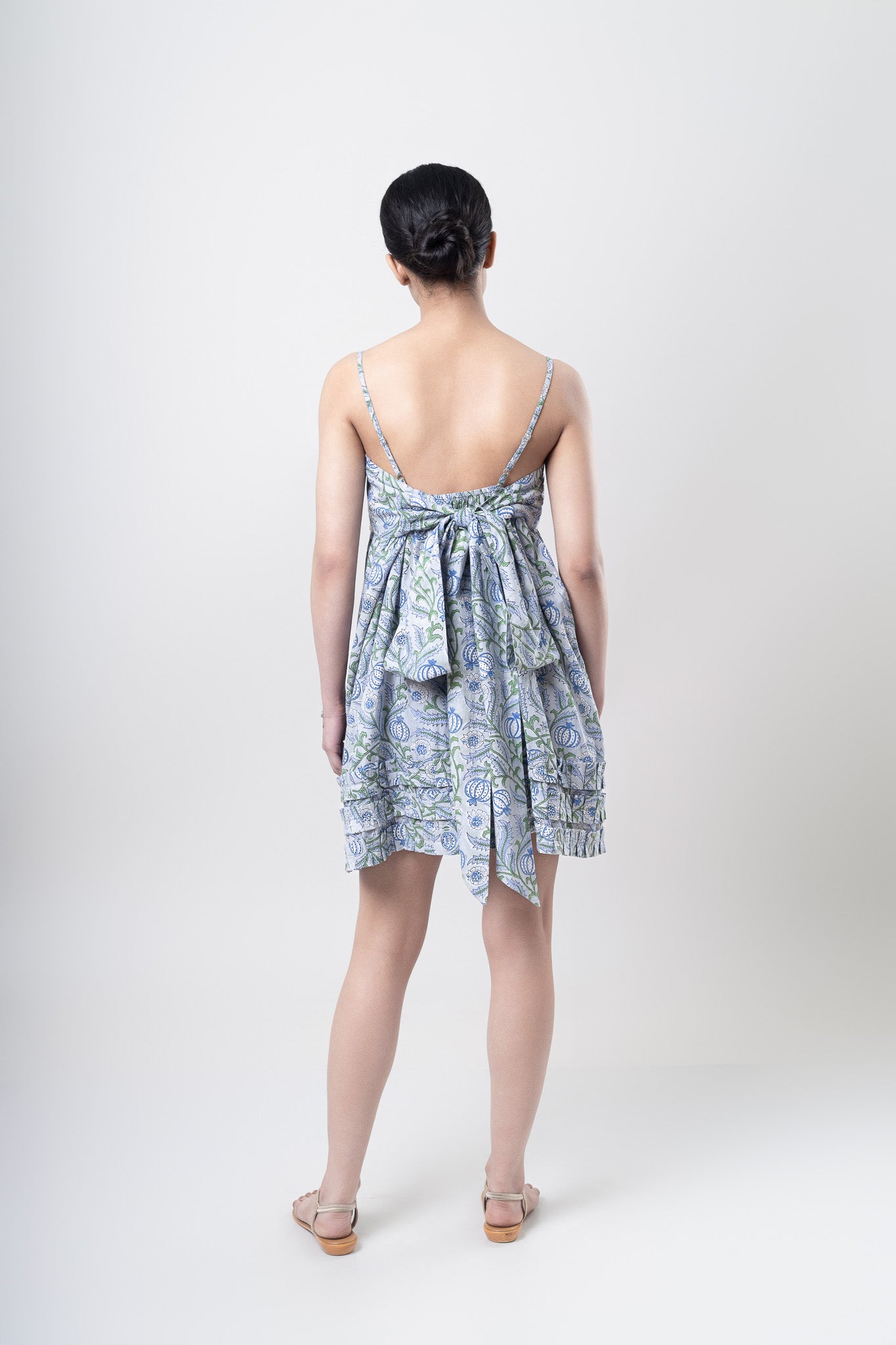 Dandelion Bow Back Mini Dress
