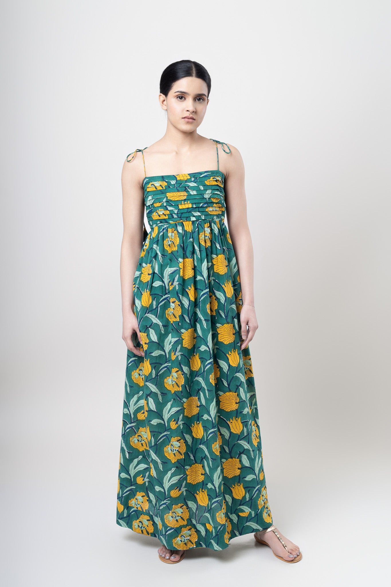 Poppy Tie-up Maxi Dress