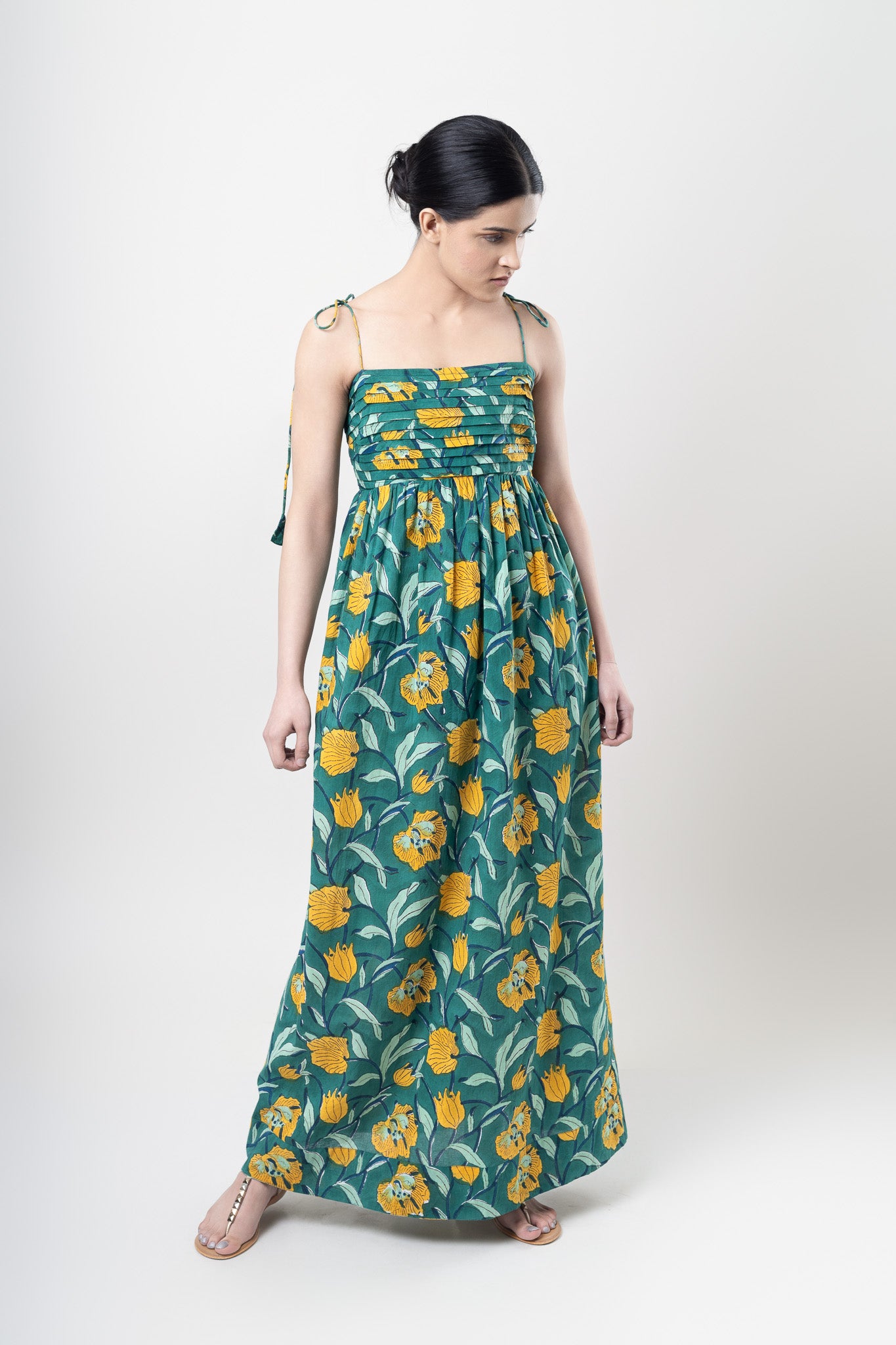 Poppy Tie-up Maxi Dress