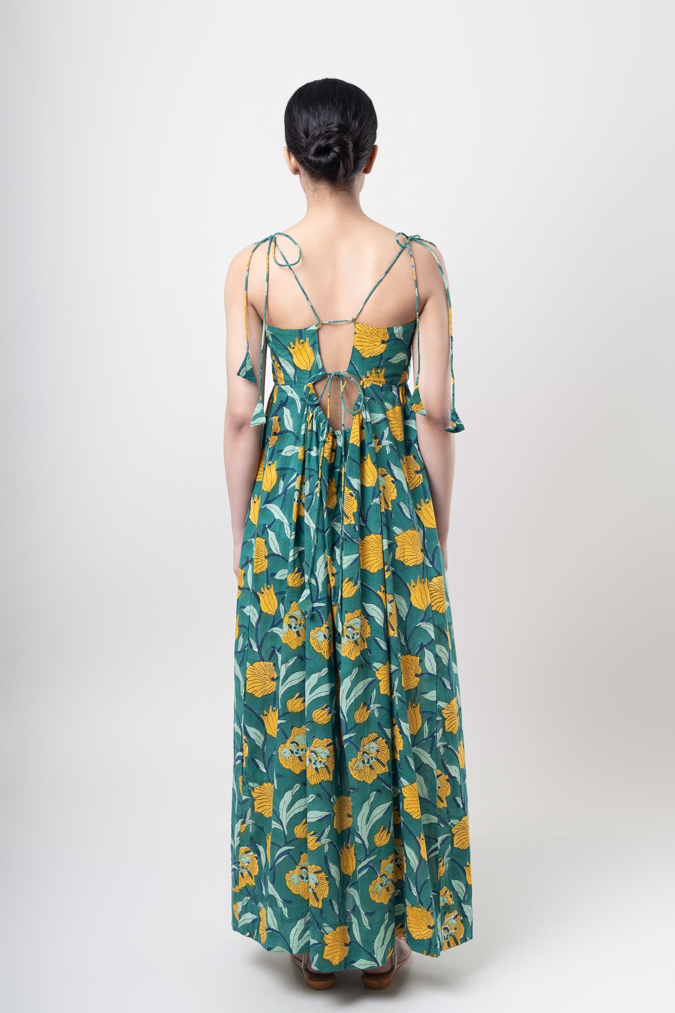 Poppy Tie-up Maxi Dress