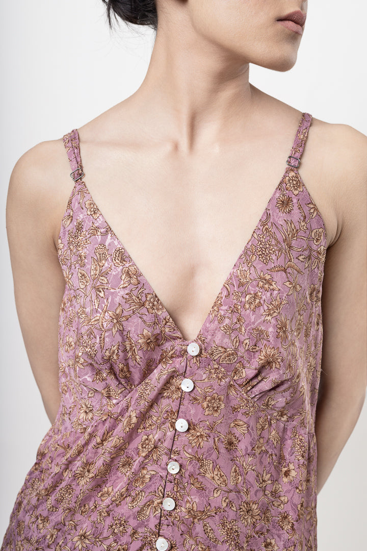 The Buttoned Maxi Dress
