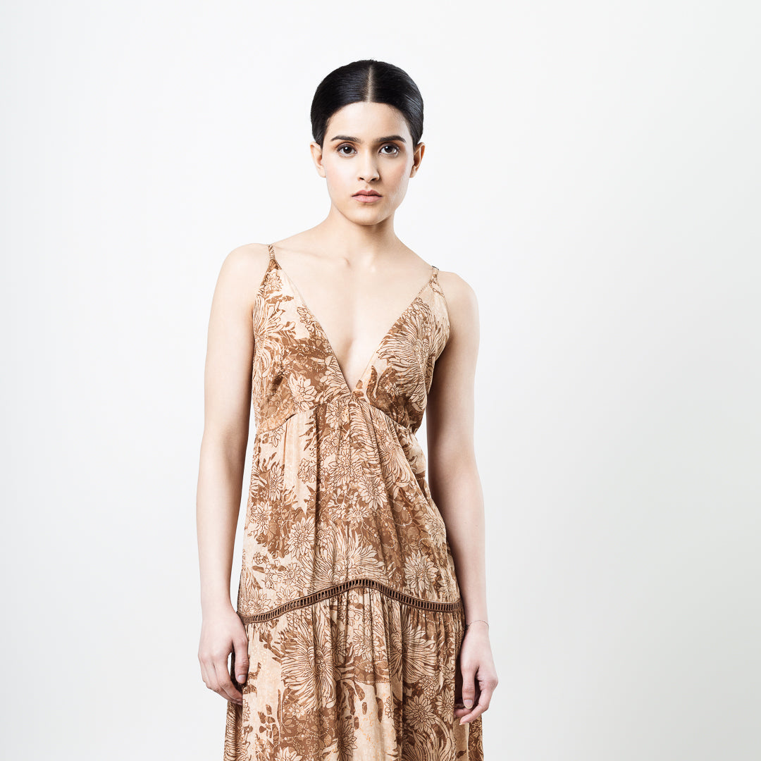 TIERED MAXI DRESS