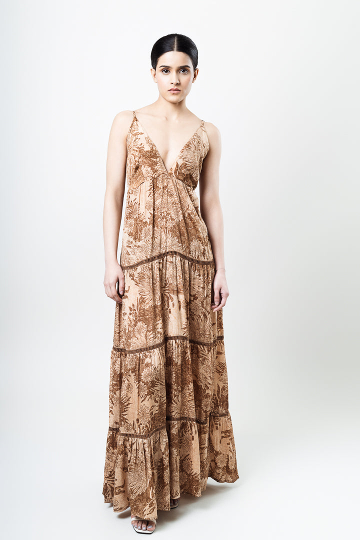 TIERED MAXI DRESS