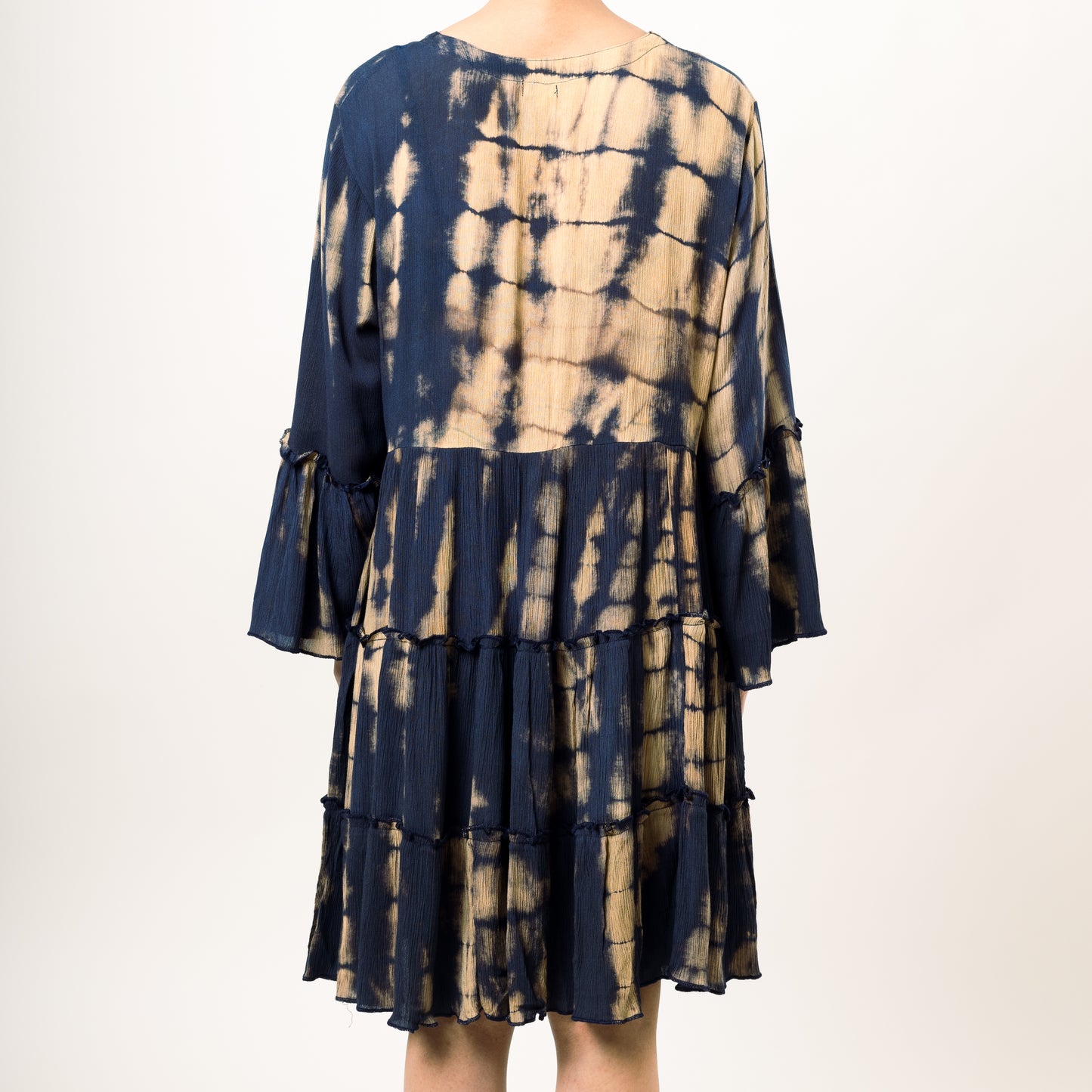 TIERED SHIRT DRESS